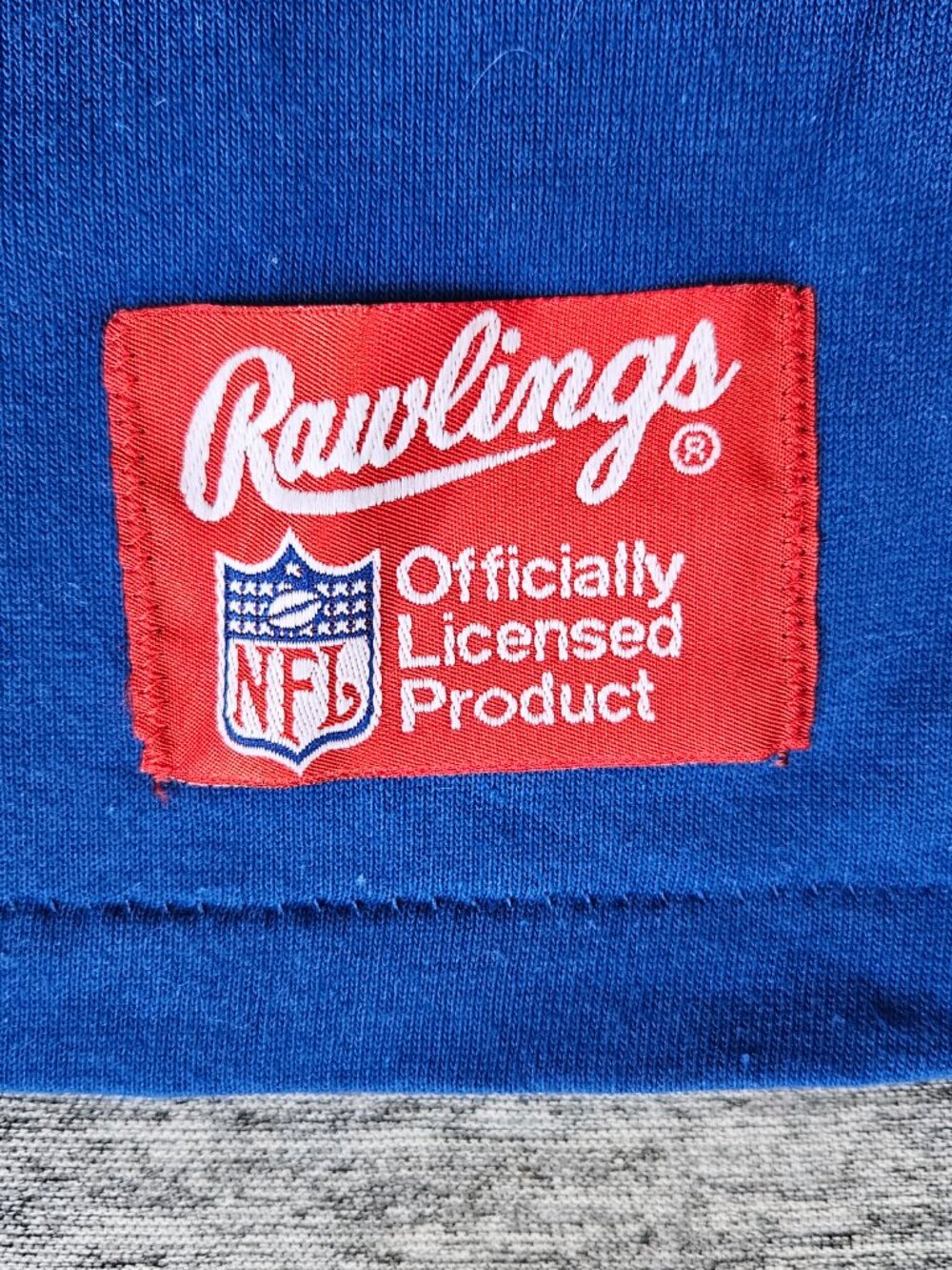 SEATTLE SEAHAWKS Vtg 1980s RAWLINGS 12th Man Fan Jersey T-Shirt Large Made In US - Picture 5 of 9